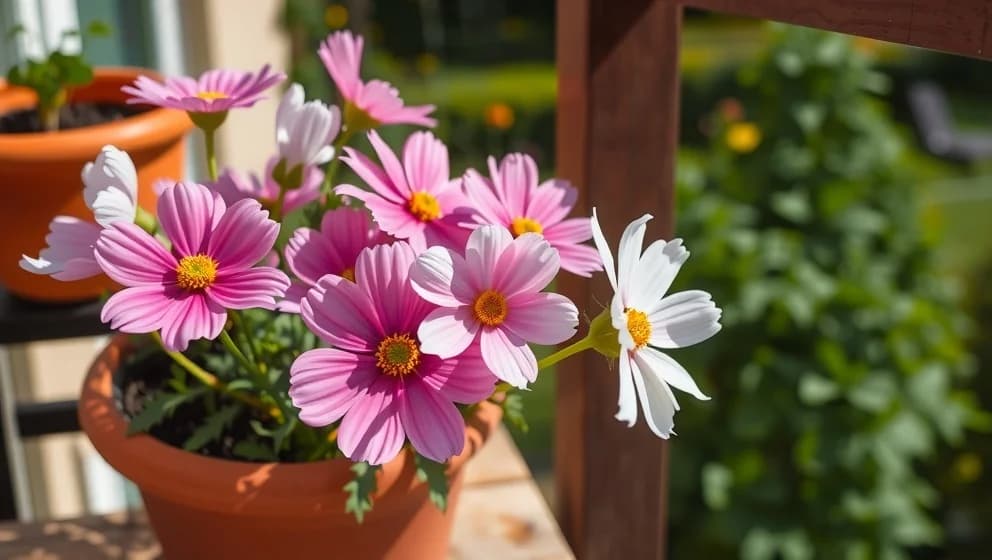 Odla rosenskära i kruka och få blommor hela sommaren