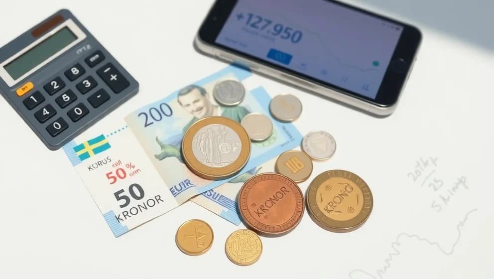 Vad är 100 svenska kronor värd i euro